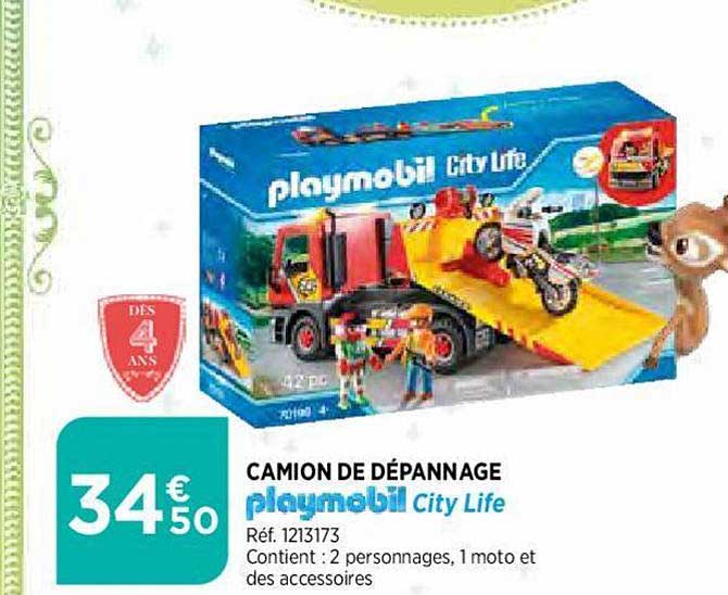 camion de dépannage playmobil city life