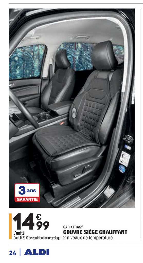 car xtras couvre siège chauffant