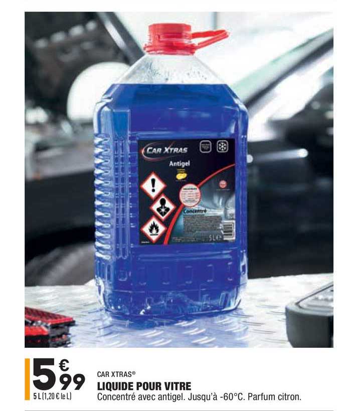 car xtras liquide pour vitre