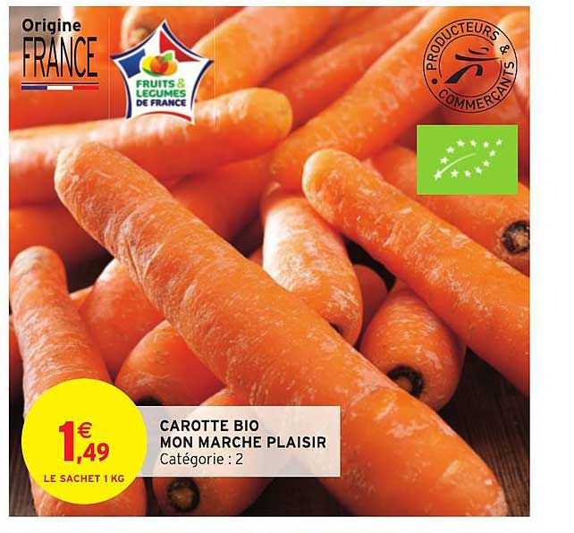 Carotte Bio Mon Marché Plaisir