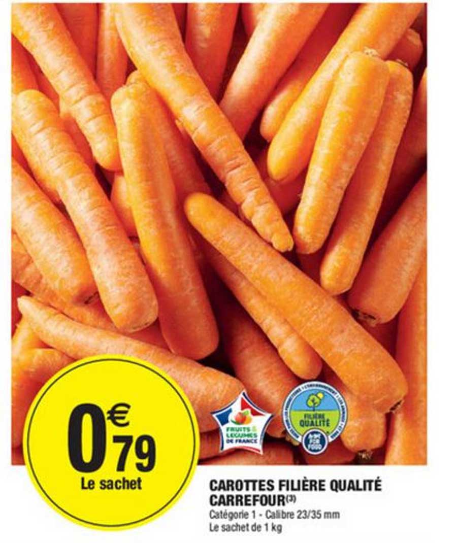 Carottes Filière Qualité Carrefour