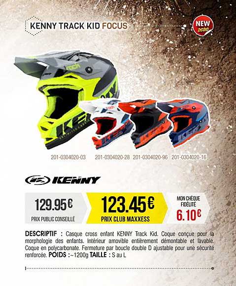 casque cross enfant kenny