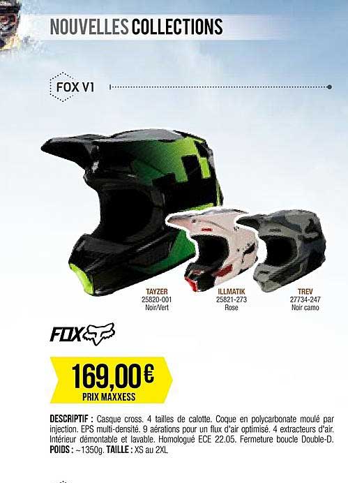 Casque Cross Fox V1
