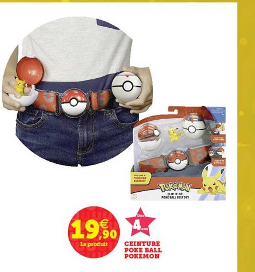 ceinture poke ball pokémon