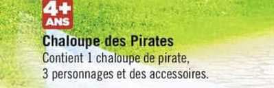 chaloupe des pirates