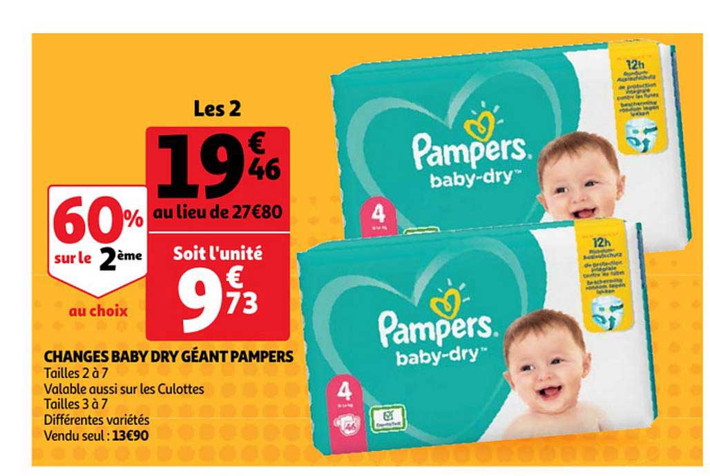 Changes Baby Dry Géant Pampers