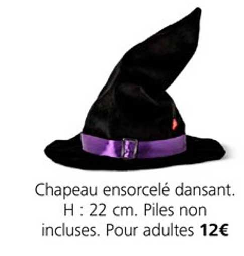 chapeau ensorcelé dansant