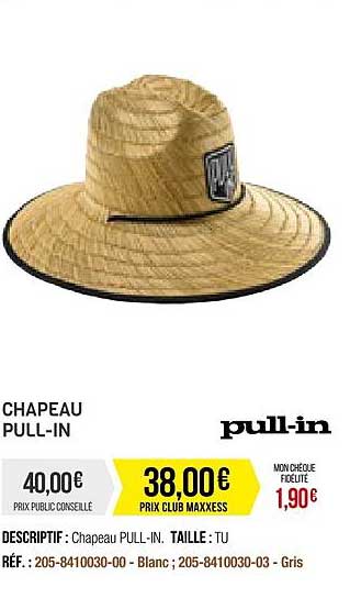 chapeau pull-in