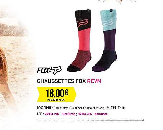 chaussettes fox revn