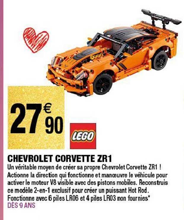 chevrolet corvette zr1 lego
