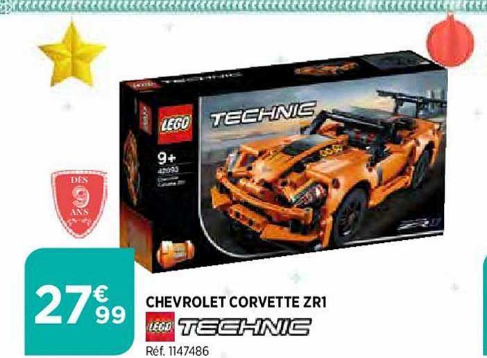 chevrolet corvette zr1 lego technic