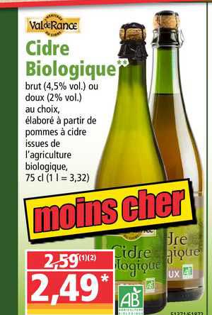Cidre Biologique