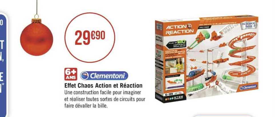 clementoni effet chaos action et réaction