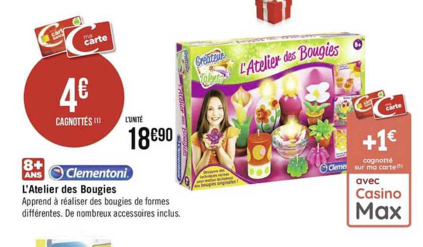 clementoni l'atelier des bougies