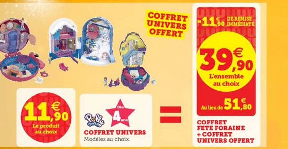coffret univers, coffret fête foraine + coffret univers offert