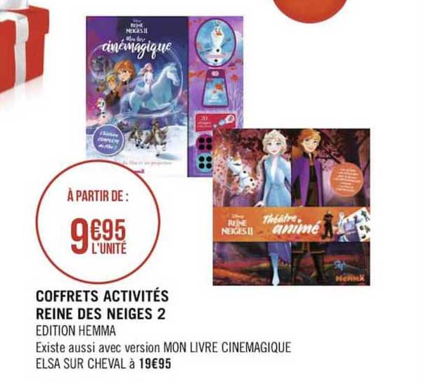 coffrets activités reine des neiges 2