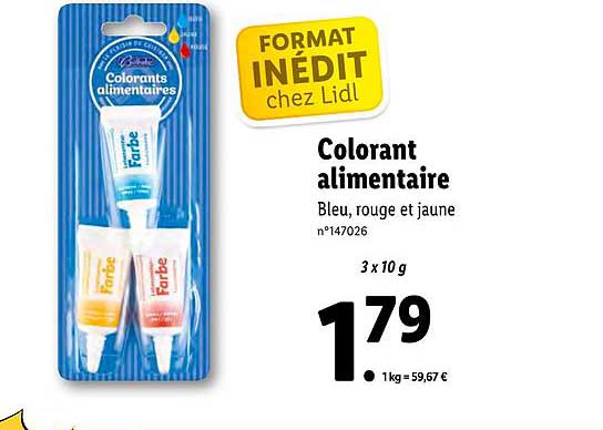 colorant alimentaire