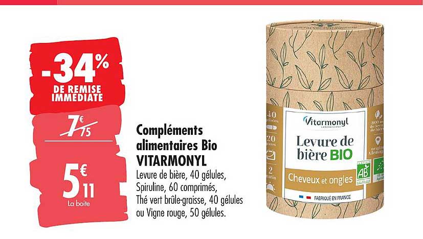 compléments alimentaires bio vitarmonyl