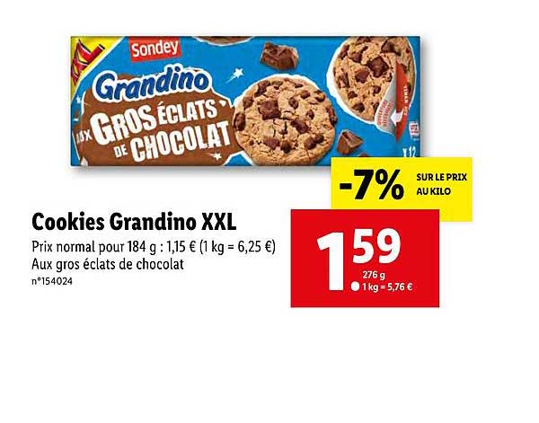 Cookies Grandino Xxl