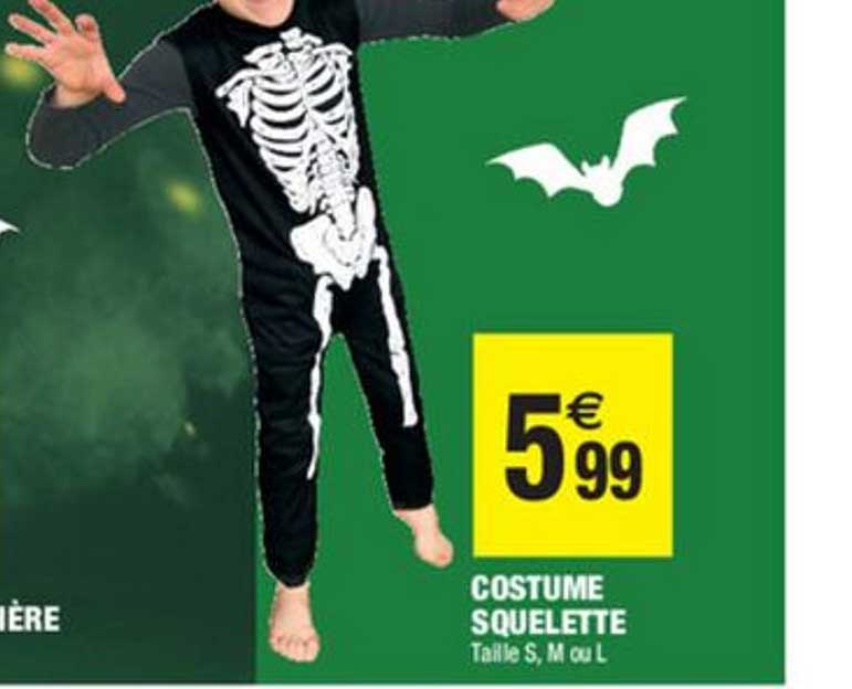 costume squelette
