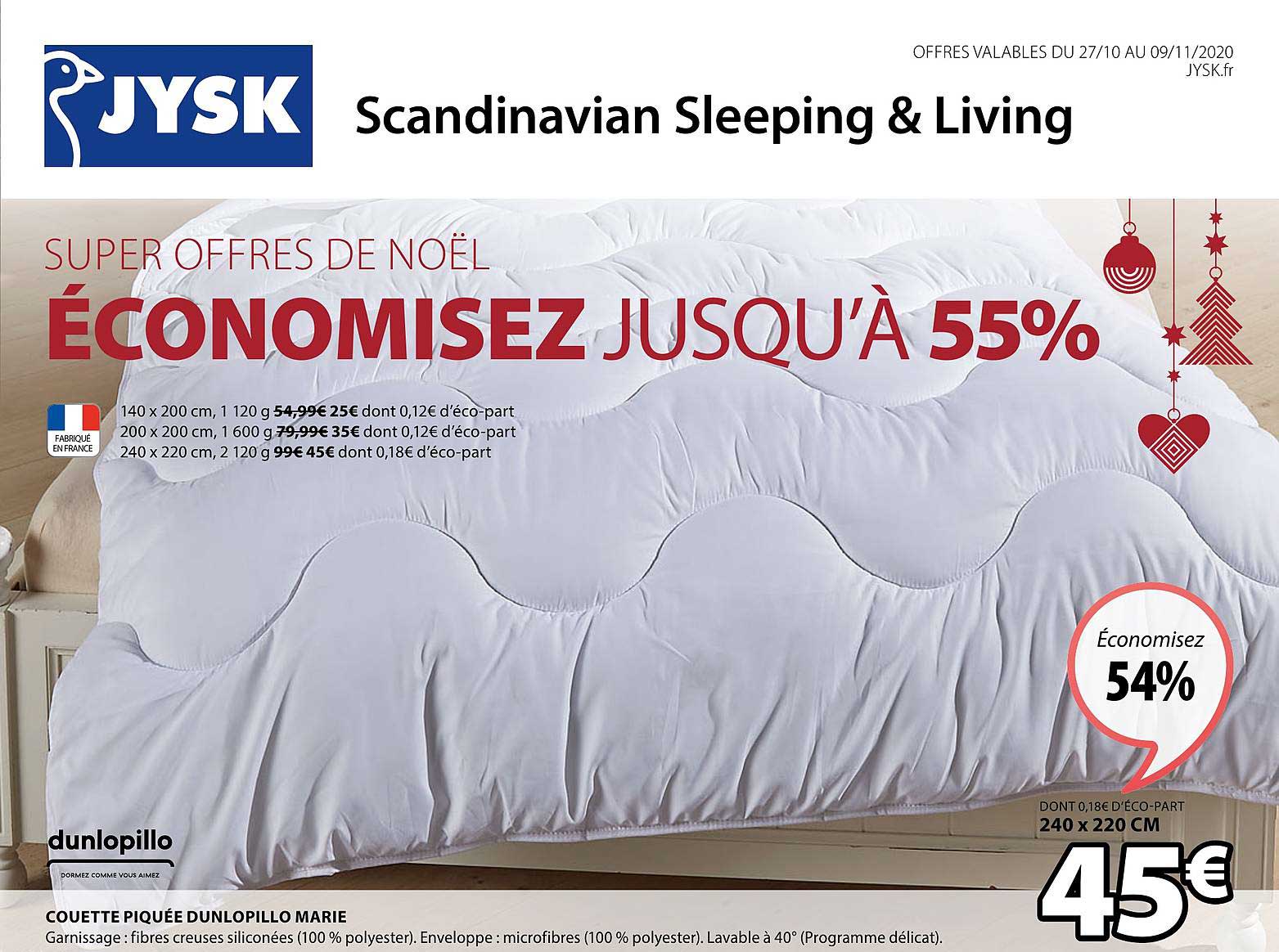 couette piquée dunlopillo marie