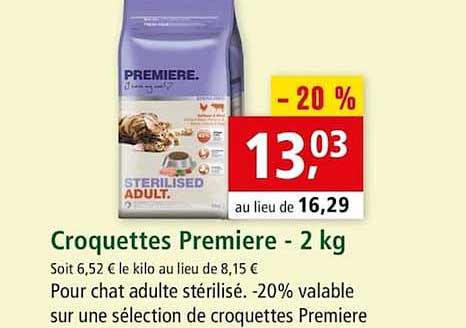 Croquettes Premiere 2 Kg