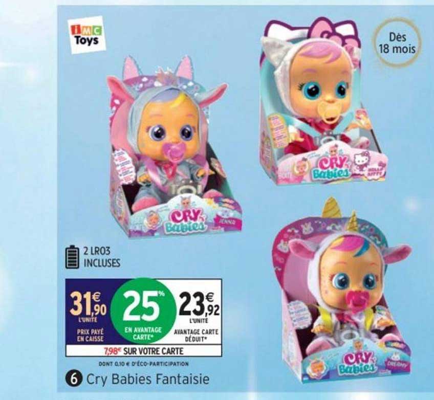 cry babies fantaisie imc toys