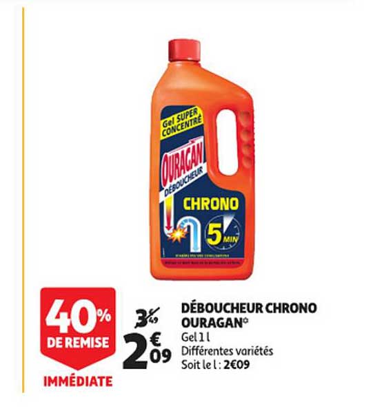 déboucheur chrono ouragan