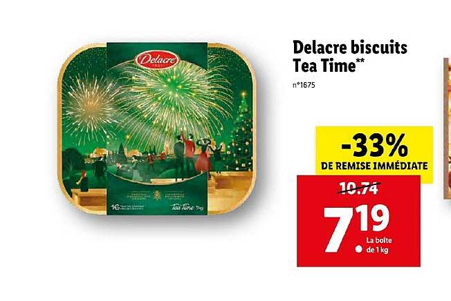 Delacre Biscuits Tea Time
