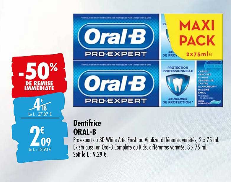 dentifrice oral-b