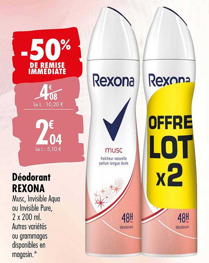 Déodorant Rexona