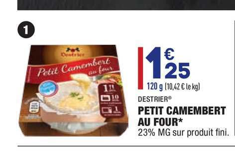 destrier petit camembert au four