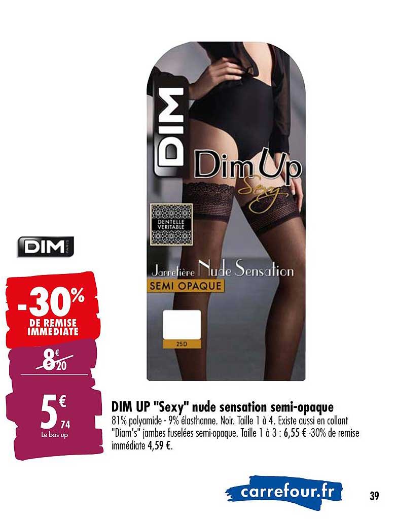 dim up "sexy" nude sensation semi-opaque
