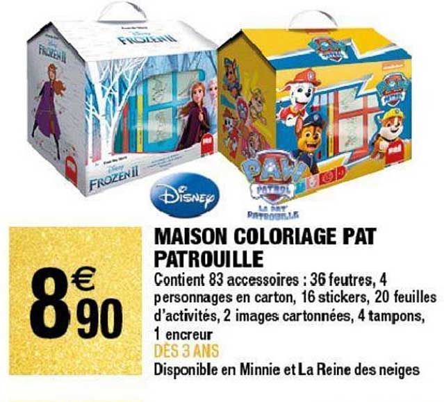 disney maison coloriage pat patrouille