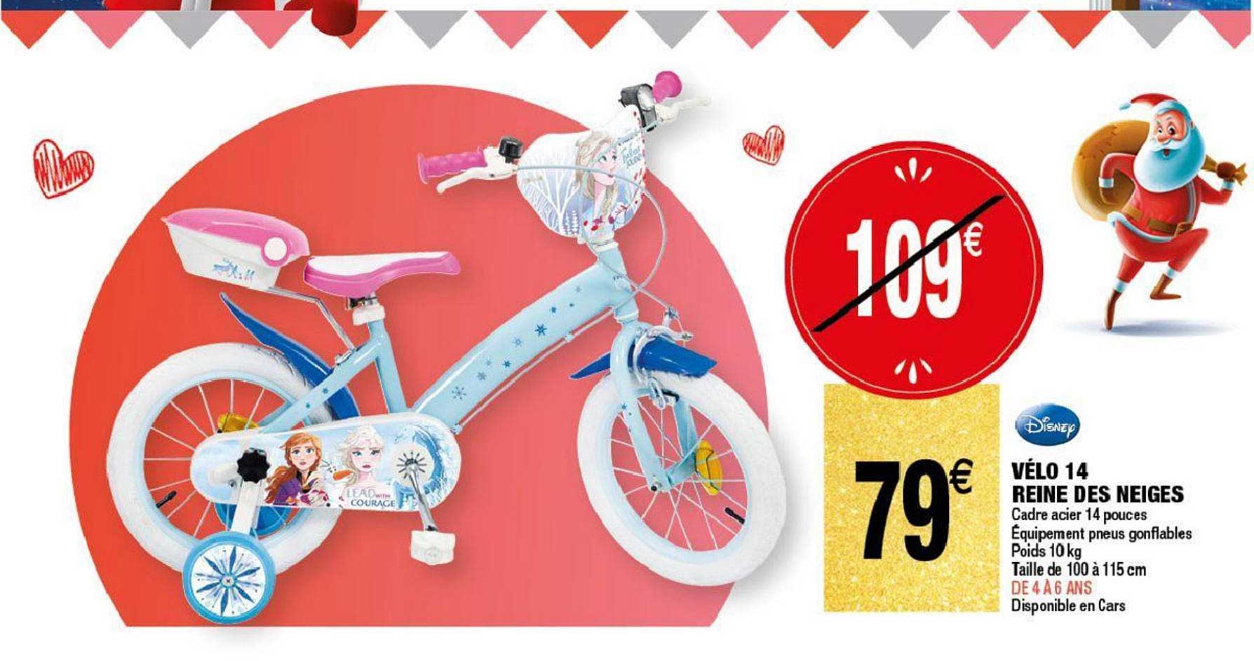 disney vélo 14 reine des neiges
