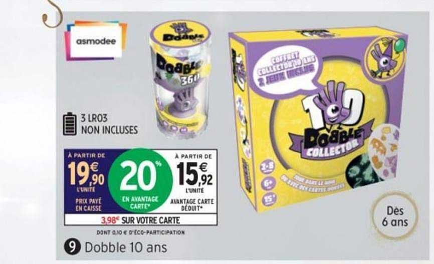 dobble 10 ans asmodee