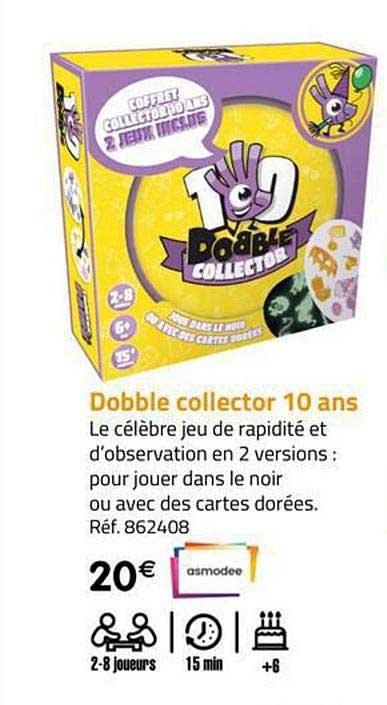 dobble collector 10 ans