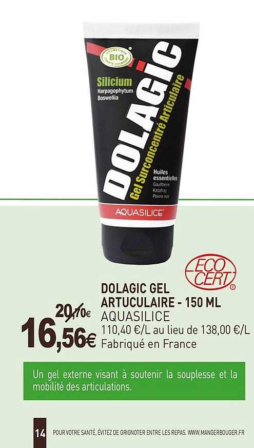 dolagic gel artuculaire aquasilice