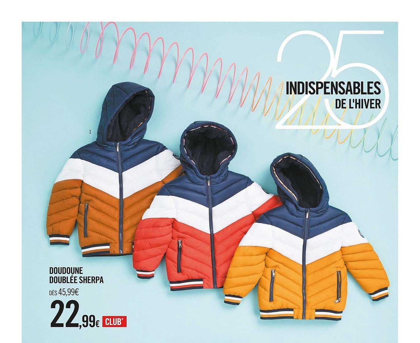 doudoune doublée sherpa