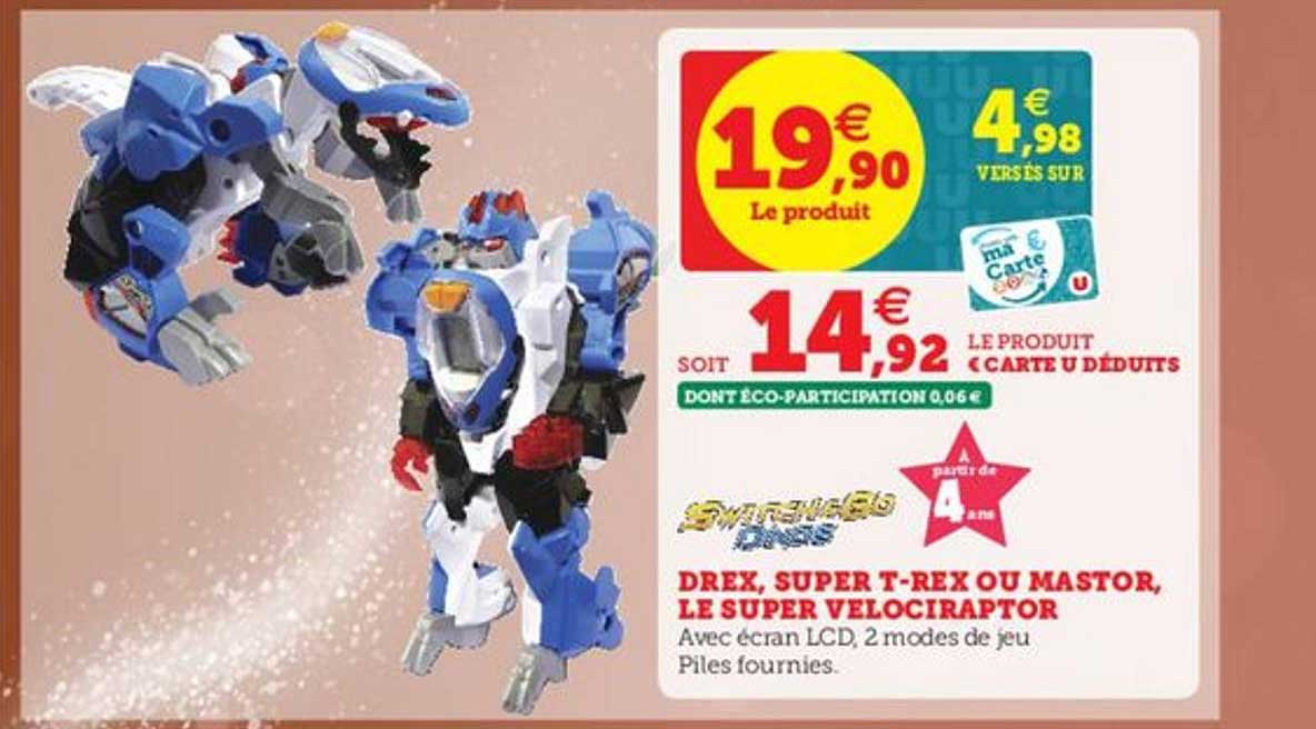 Drex, Super T-rex Ou Mastor, Le Super Vélociraptor