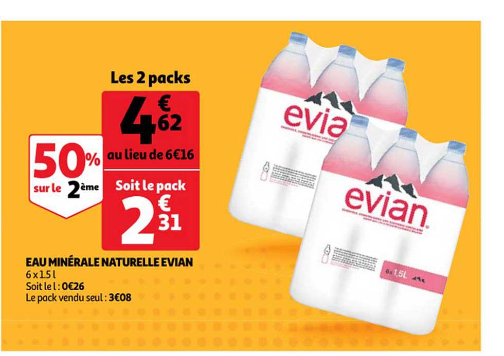 eau minérale naturellement evian