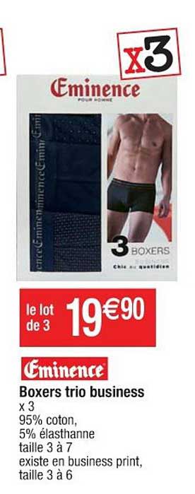 eminence boxers trio business