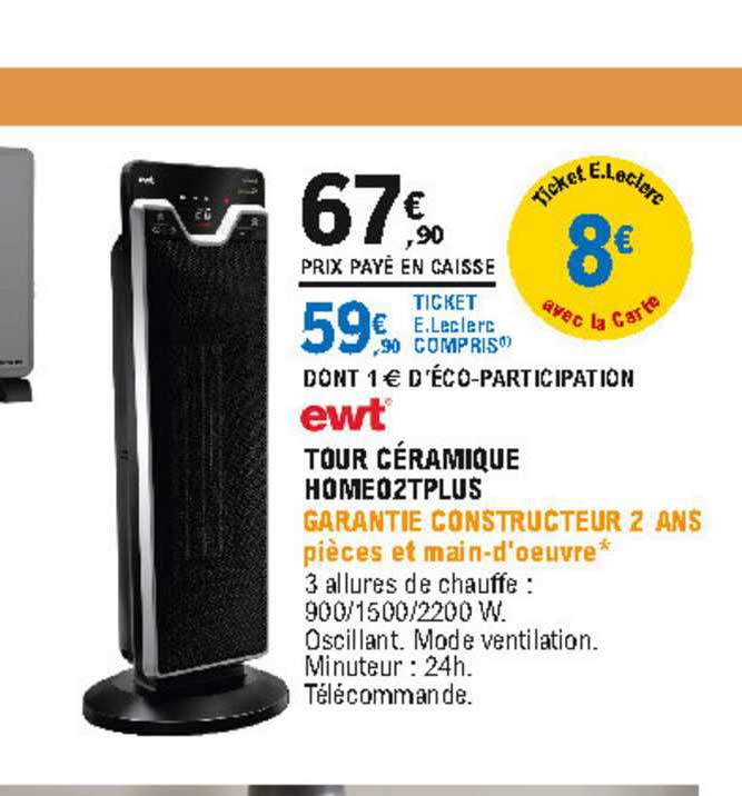 Ewt Tour Céramique Homeo2tplus