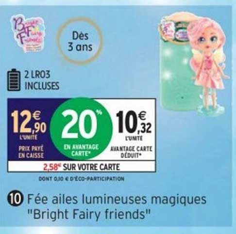 fée ailes lumineuses magiques bright fairy friends