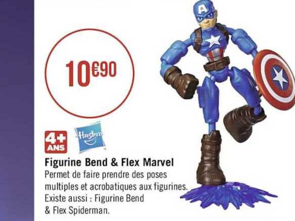 figurine bend & flex marvel