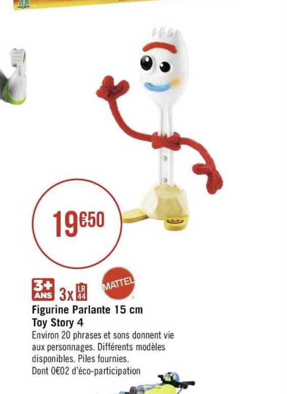 figurine parlante 15 cm toy story 4 mattel