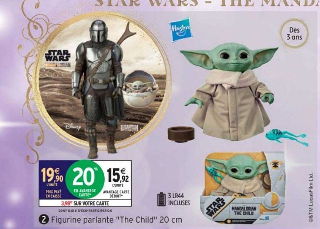 figurine parlante the child 20 cm