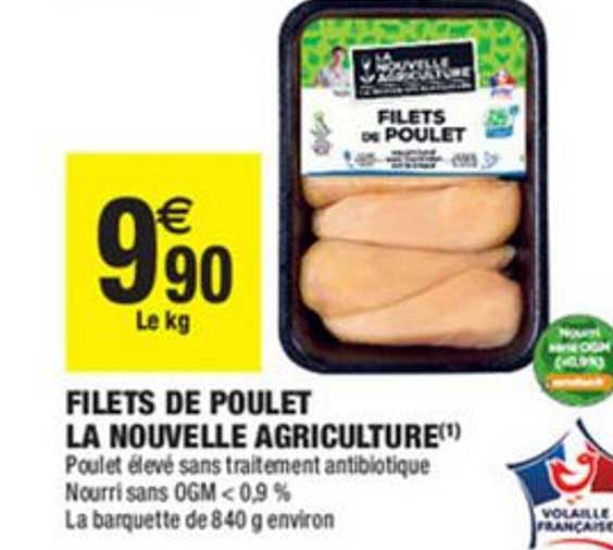 filets de poulet la nouvelle agriculture