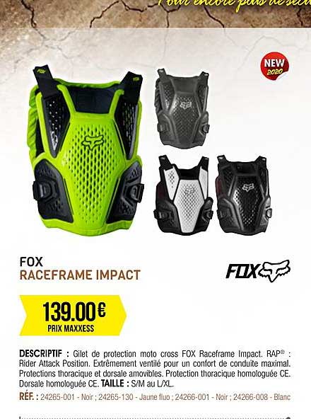 fox raceframe impact