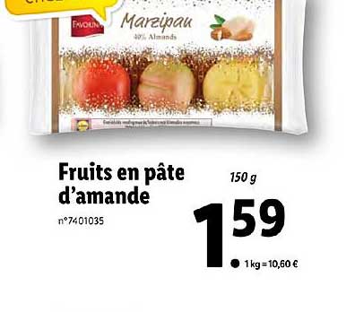 fruits en pâte d'amande